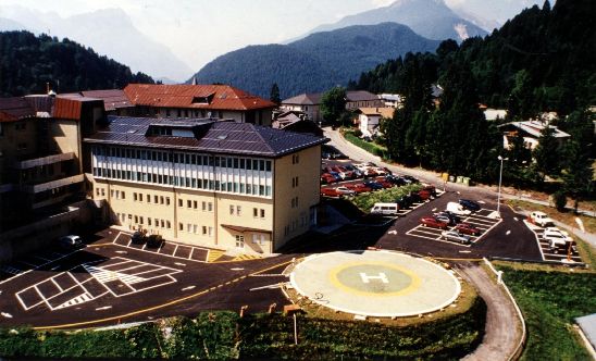l'ospedale di Pieve di Cadore