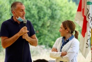 Roger De Menech e Alessia Rotta alla Festa provinciale de l'Unità 2020