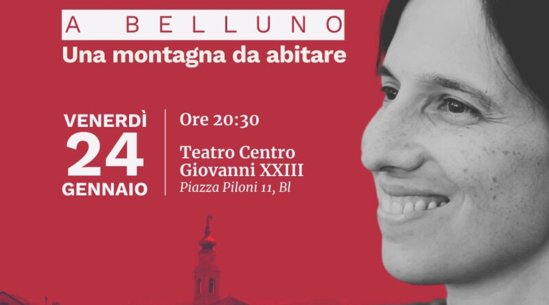 Elly Schlein a Belluno