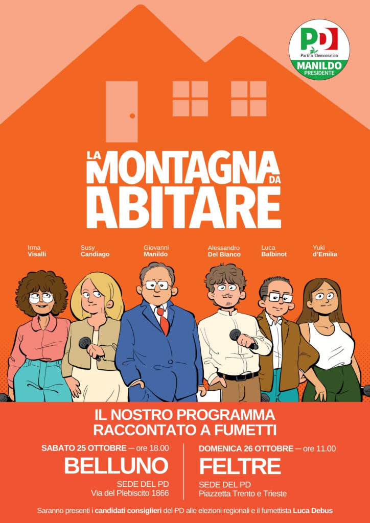 La montagna da abitare - programma PD Belluno Dolomiti